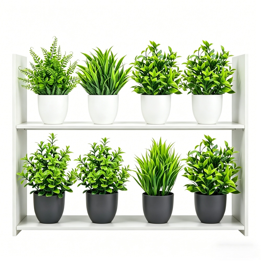 Bonsai Garden Indoor - Conjunto de 4 Plantas Artificiais Mini