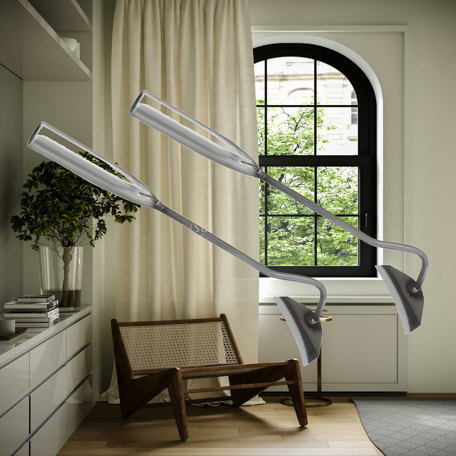 Enxada Manual Portátil para Ca - Bonsai Garden Backyard avaliação e preço