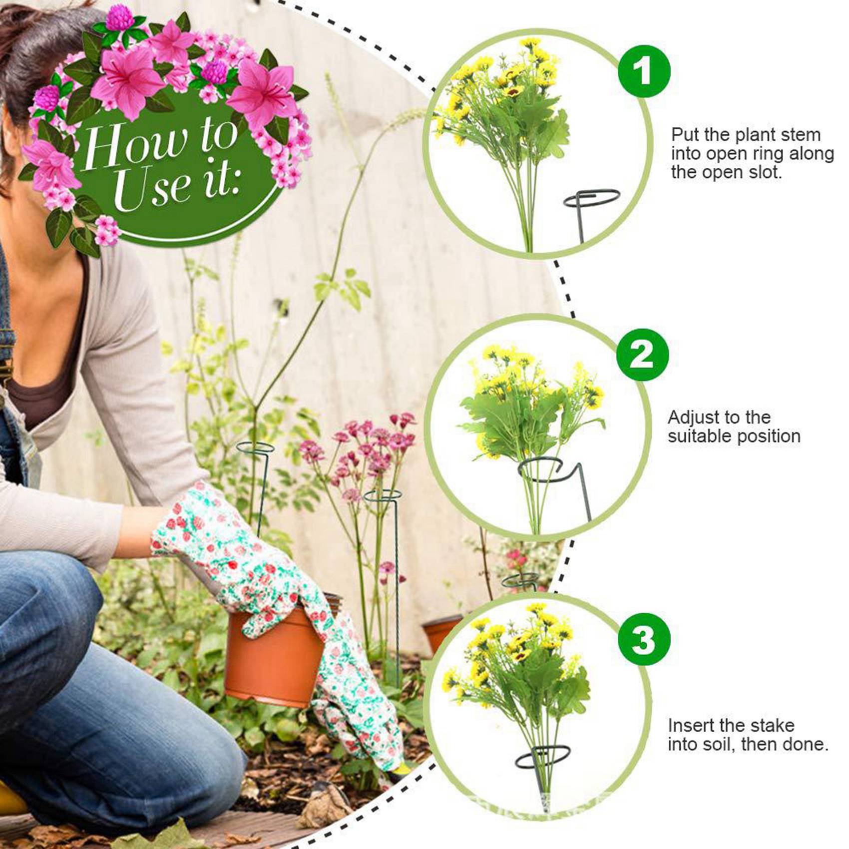 AB33-16PCS bela planta suporte - Bonsai Garden Backyard avaliação e preço