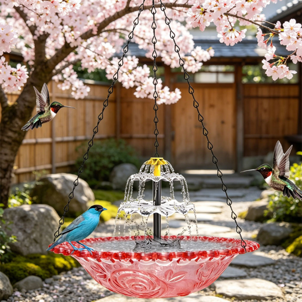 Bebedouro para Pássaros Solar  - Bonsai Garden Backyard avaliação e preço