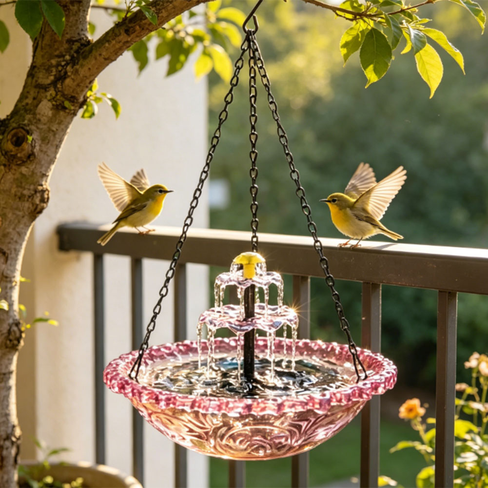 Bebedouro para Pássaros Solar  - Bonsai Garden Backyard avaliação e preço